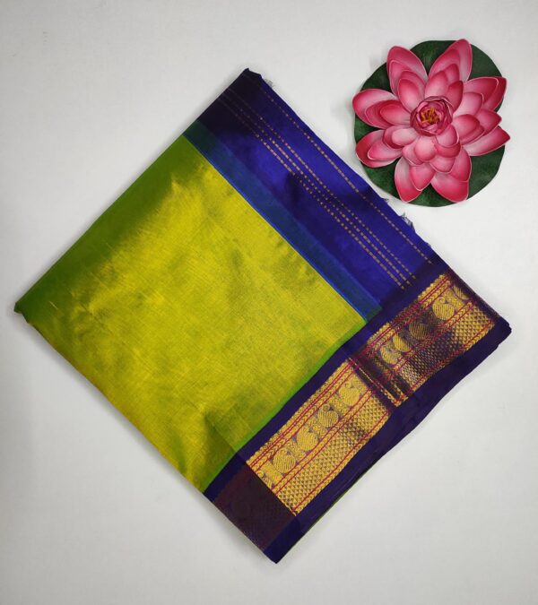 Sneha Green Korvai Silk Cotton